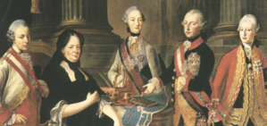 Maria Theresia mit ihren Söhnen