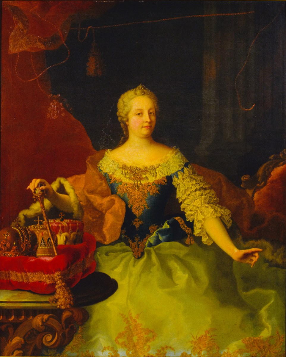 Maria Theresia, Porträt aus der Werkstatt Martin van Meytens’ des Jüngeren, nach 1745.